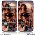 iPhone 4 Decal Style Vinyl Skin - Barbarian (DOES NOT fit newer iPhone 4S)