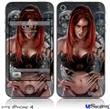 iPhone 4 Decal Style Vinyl Skin - Deadland (DOES NOT fit newer iPhone 4S)