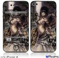 iPhone 4 Decal Style Vinyl Skin - Forgotten 1319 (DOES NOT fit newer iPhone 4S)