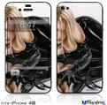 iPhone 4S Decal Style Vinyl Skin - Cat O Nine Tails