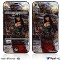 iPhone 4S Decal Style Vinyl Skin - Time Traveler