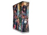 Unexpected Visitor Decal Style Skin for XBOX 360 Slim Vertical