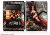 Red Riding Hood Decal Style Skin fits 2012 Amazon Kindle Fire HD 7 inch
